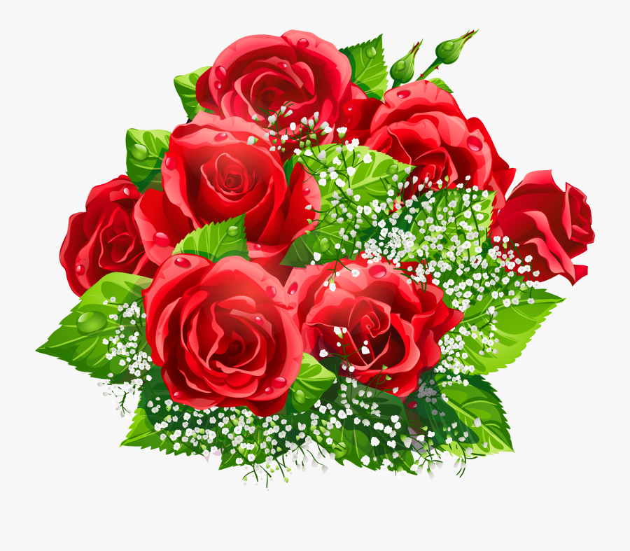 Clip Art Beautiful Clip Art - Beautiful Rose Flower Png, Transparent Clipart