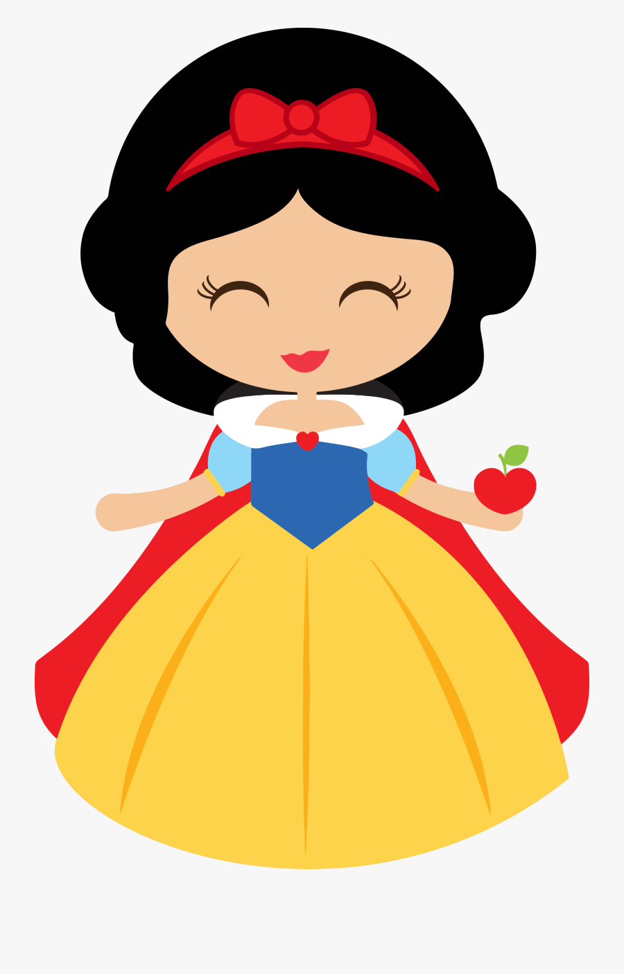 Branca De Neve Cute Png, Transparent Clipart