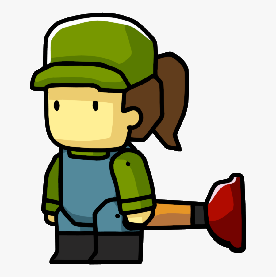 Plumber - Scribblenauts Wiki - Plumber Scribblenauts Png, Transparent Clipart