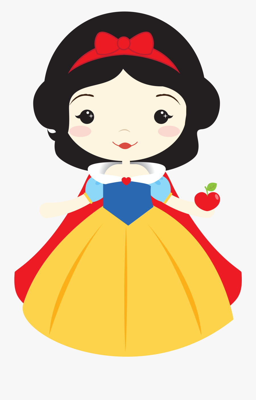 Transparent Snow White Apple Png - Branca De Neve Desenho, Transparent Clipart