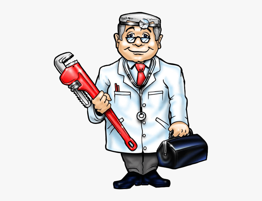 Picture Freeuse Library Plumber Clipart - Doctor Plumber, Transparent Clipart