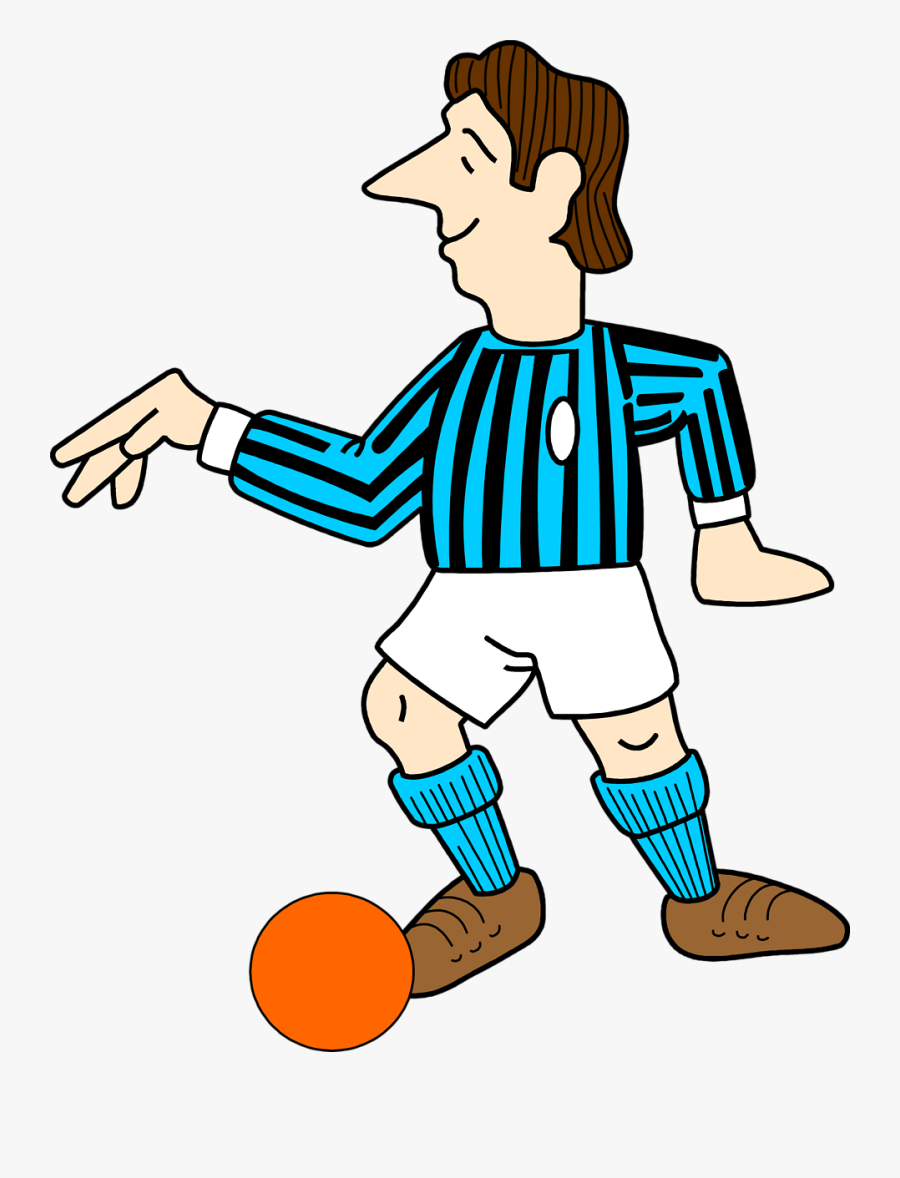 Soccer - Soccer Player Clear Background, Transparent Clipart