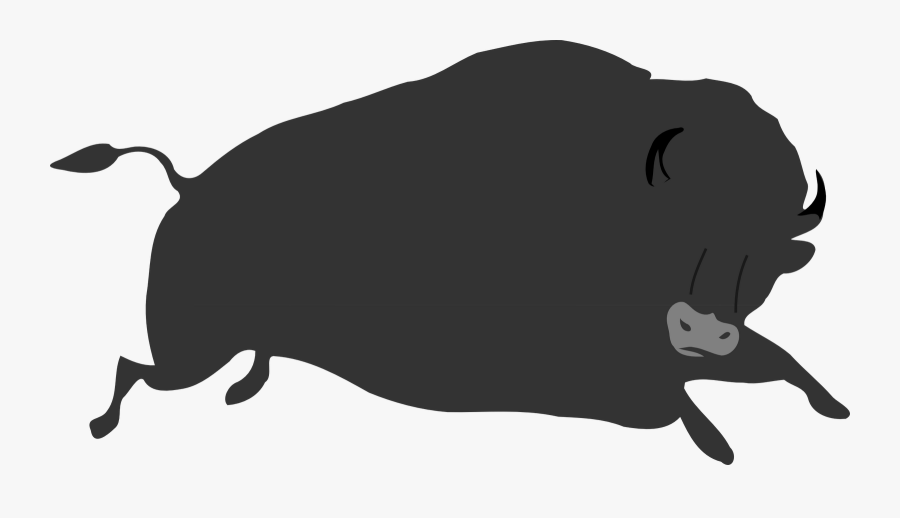 Free Clip Art "bison Bison - Cartoon Bison, Transparent Clipart