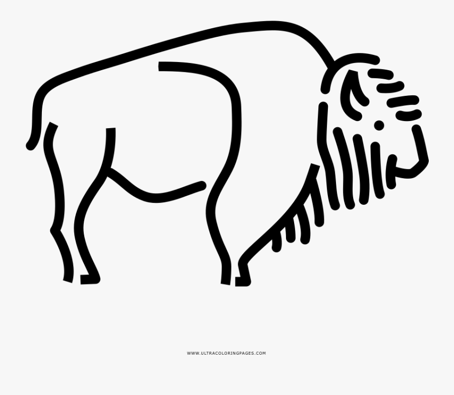 Bison Coloring Page With Ultra Pages Clipart , Png, Transparent Clipart
