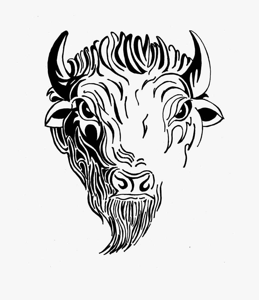 Clipart Face Bison - South High School Bison, Transparent Clipart