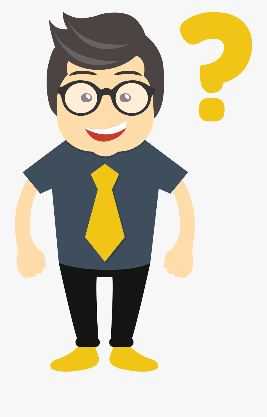 Homme Avec Un Point D"interrogation - Photographer Clipart, Transparent Clipart