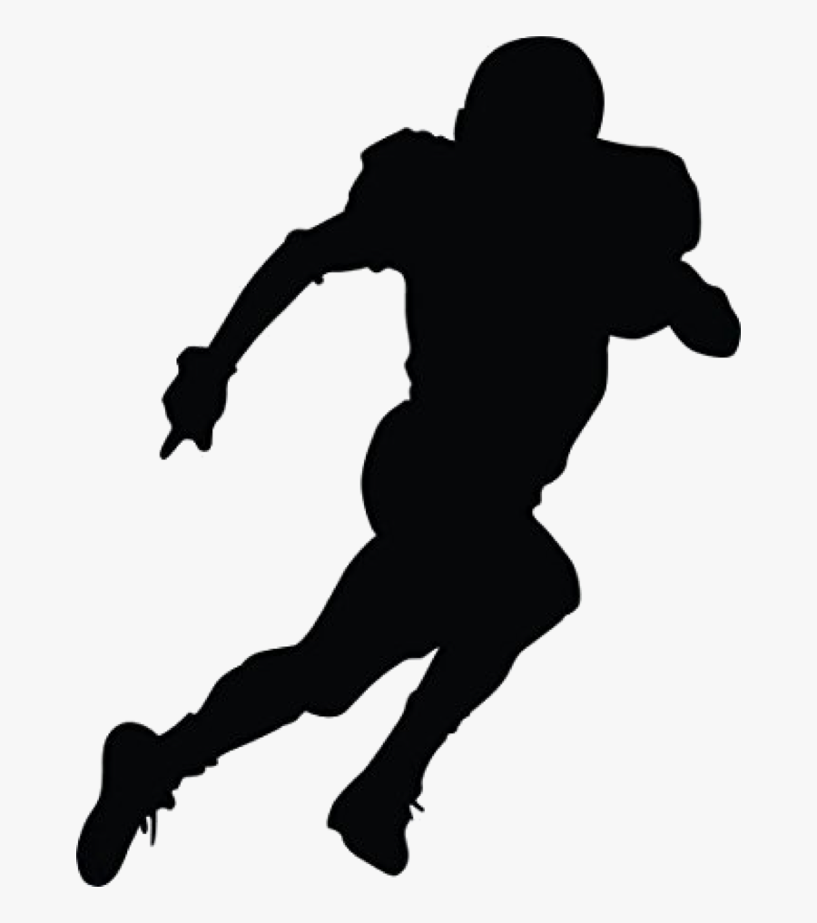 American Football Football Player Clip Art - Football Player Silhouette Png, Transparent Clipart