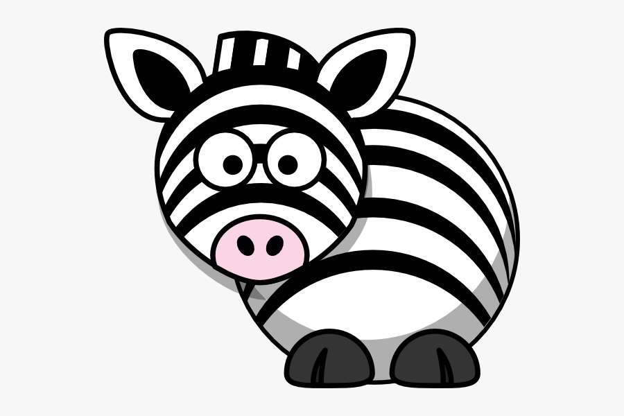 Cartoon Zebra Clipart, Transparent Clipart