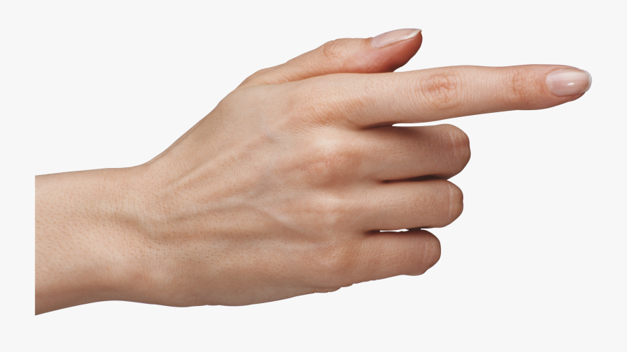 Tuching Hand With Finger Png Clipart Image - Pointing Finger Png, Transparent Clipart