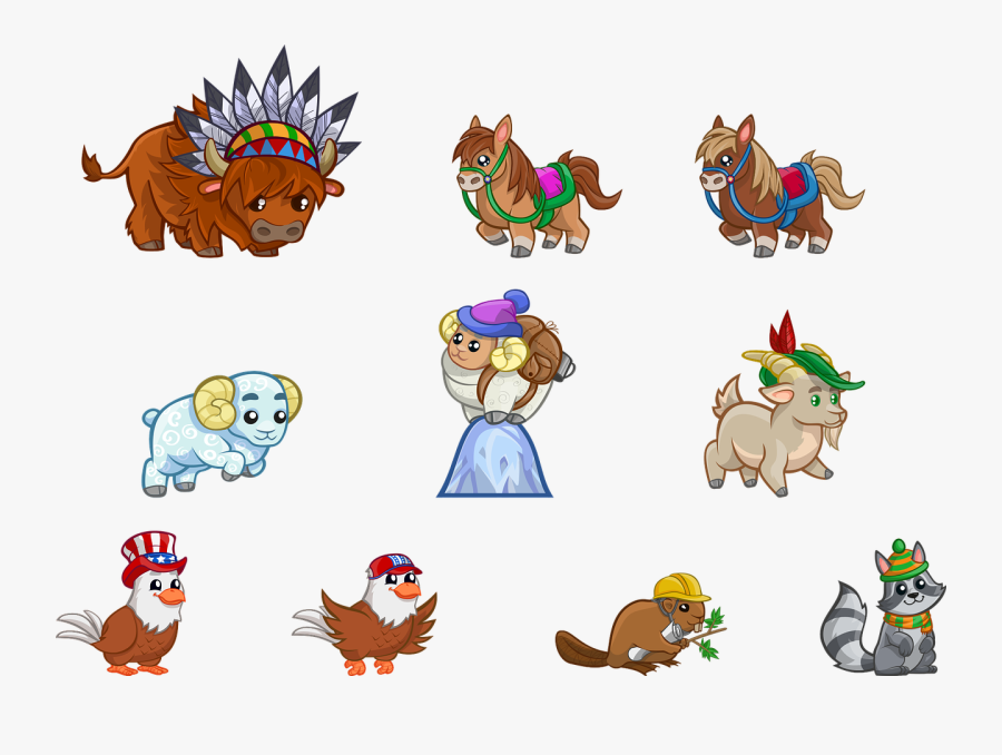 Beaver Bison, Transparent Clipart