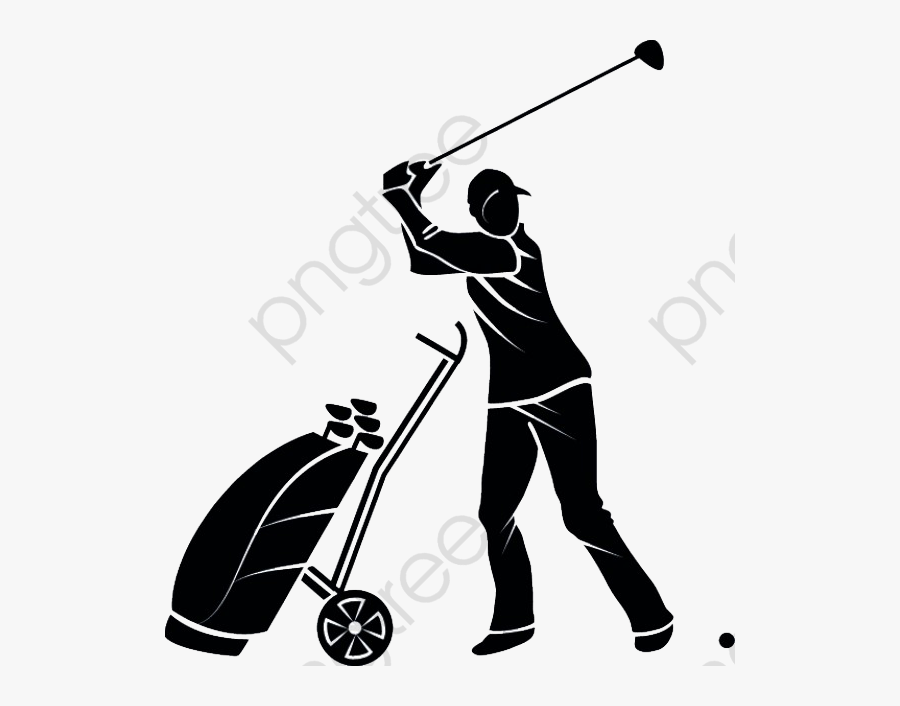 Cast Cliparts Golf - Golf Stencils, Transparent Clipart