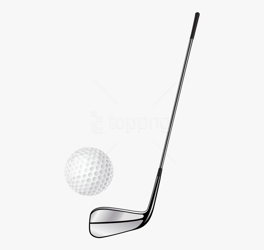 Golf Stick And Ball, Transparent Clipart