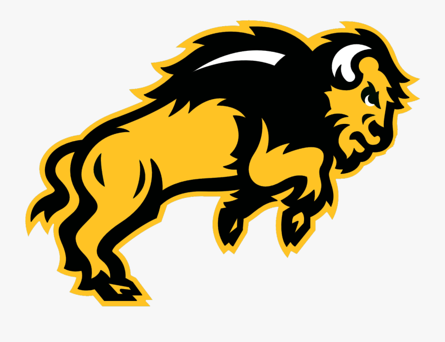 North Dakota State Bison Logo, Transparent Clipart