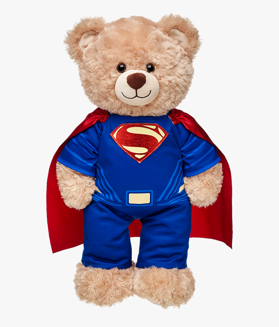 Transparent Stuffed Animals Clipart - Build A Bear Workshop Superman, Transparent Clipart