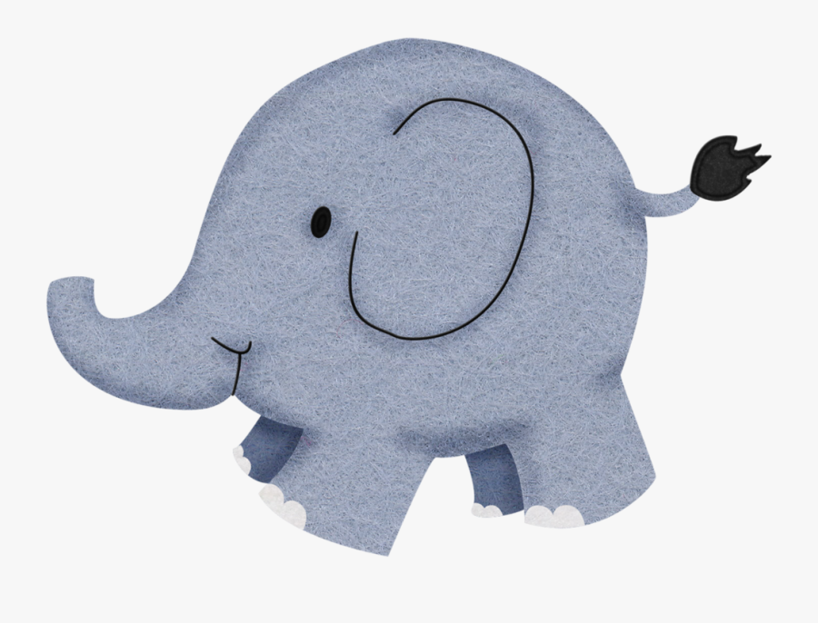 Elephant Clipart Stuffed Animal - Stuffed Toy, Transparent Clipart