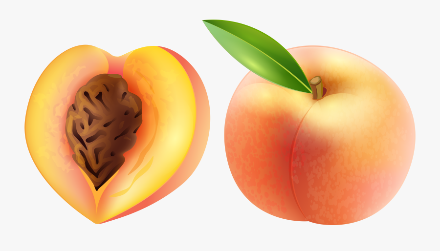 Peach Transparent Png Clip Art Image - Peach Clipart Png, Transparent Clipart
