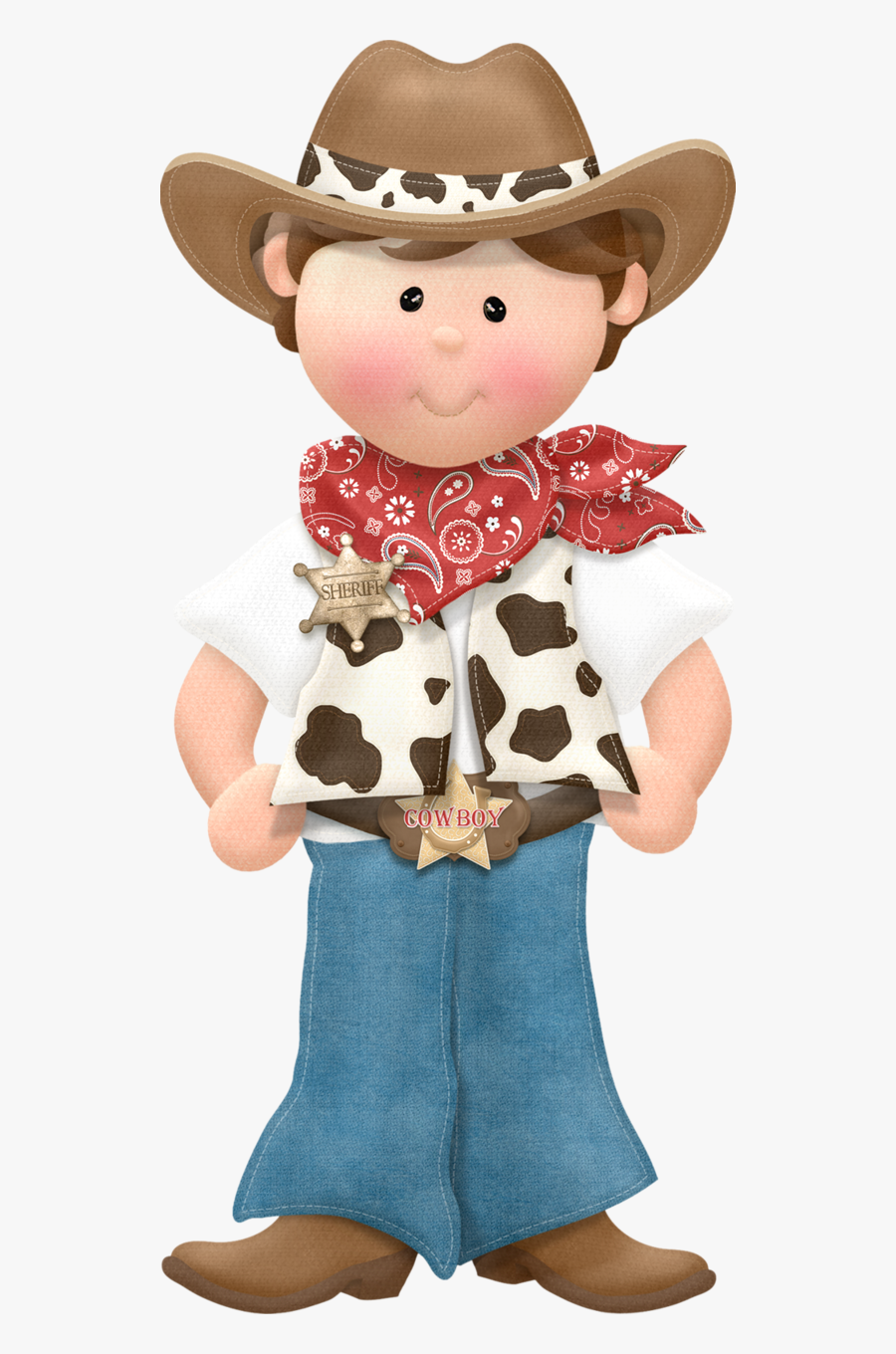 Transparent Stuffed Animals Clipart - Mary Fran Cowboy Clipart, Transparent Clipart