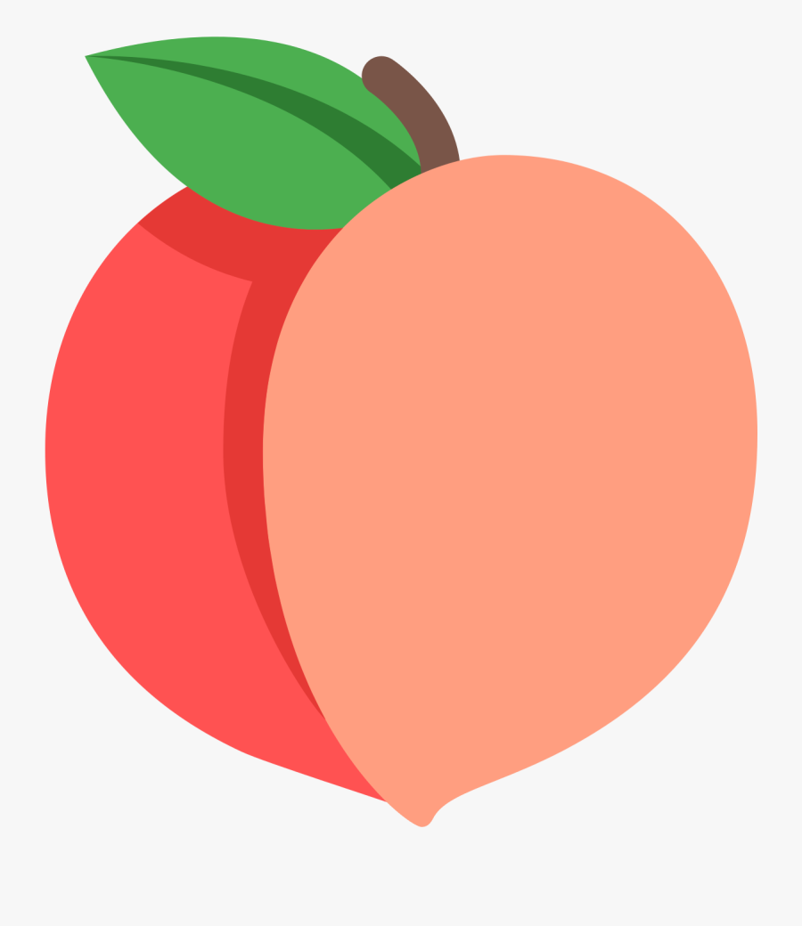 Computer Icons Peach Grape Food Clip Art - Vector Peach Png, Transparent Clipart