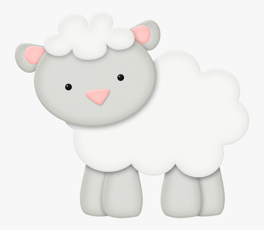 Transparent Stuffed Animals Clipart - Farm Sheep Birthday .png, Transparent Clipart