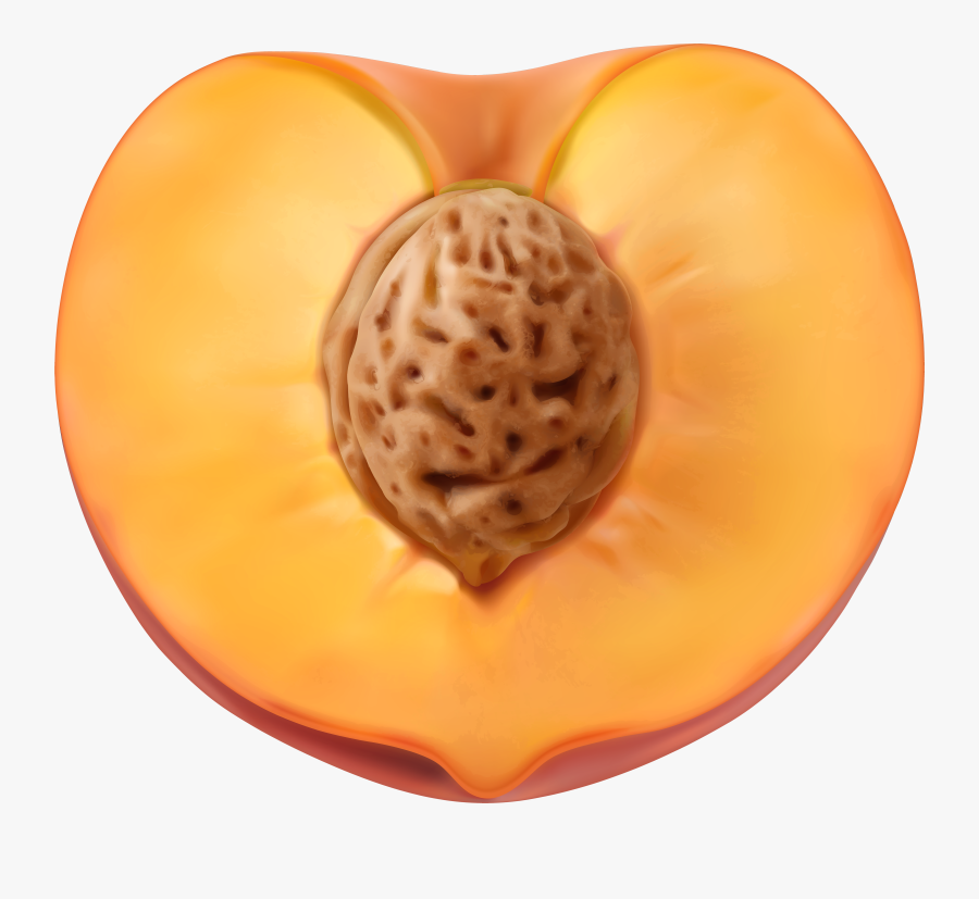 Half Peach Png Clip - Snow Skin Mooncake, Transparent Clipart