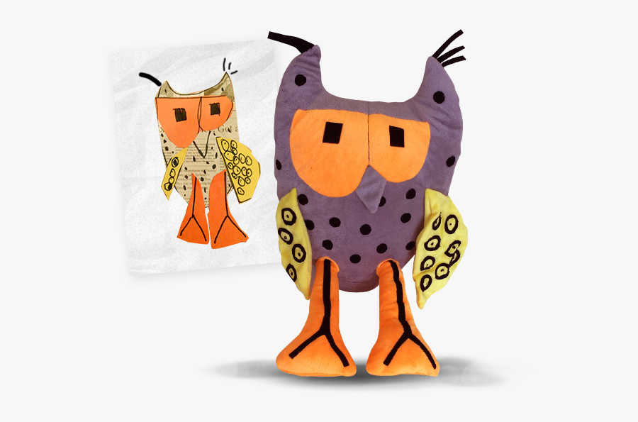 Budsies Stuffed Animals - Kids Art To Stuffed Animal, Transparent Clipart