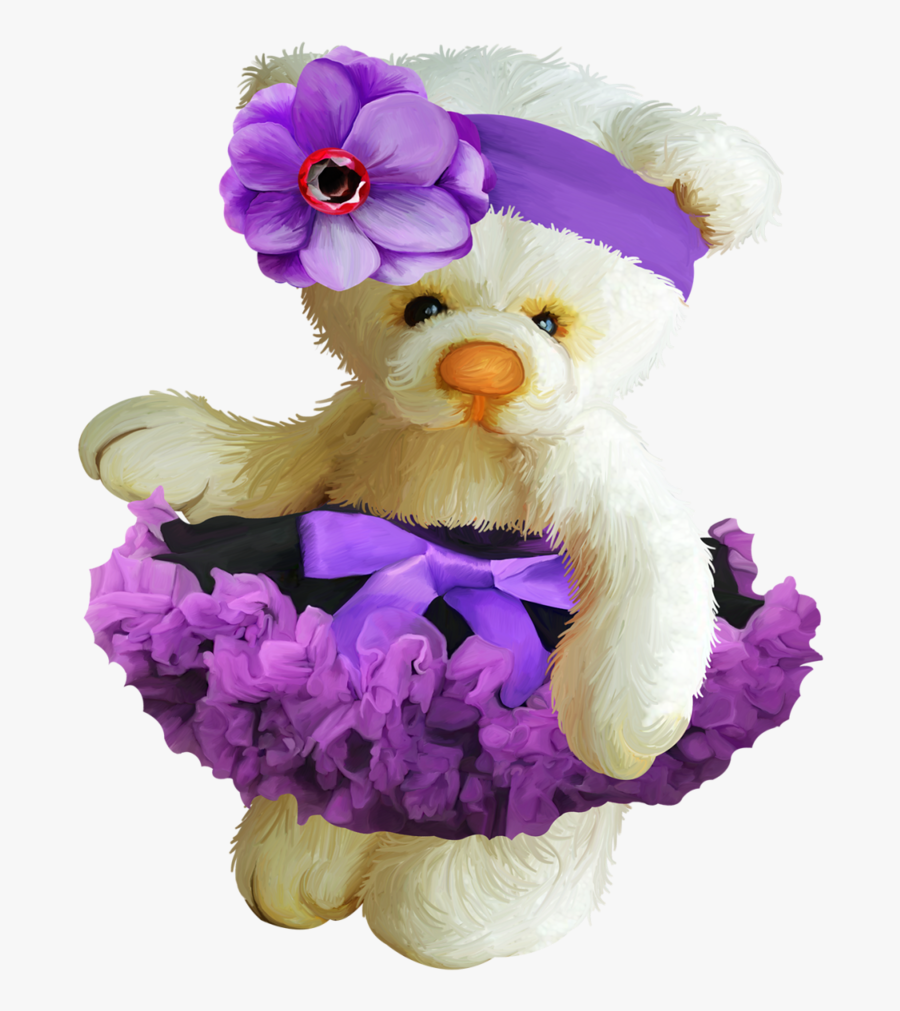 Teddy Clipart Stuffie - Teddy Bear, Transparent Clipart