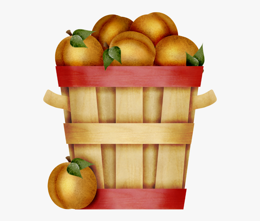 Clip Art Library Download Peaches Clipart Basket Peach - Basket Of Peaches Clipart, Transparent Clipart