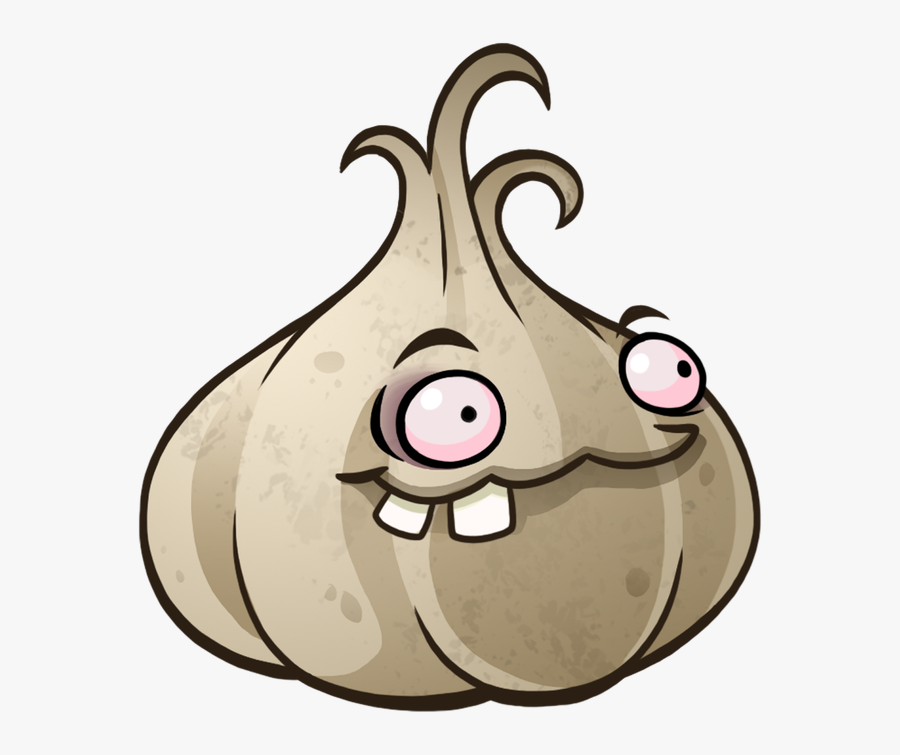 Transparent Garlic Clipart - Plants Vs Zombies Personajes, Transparent Clipart