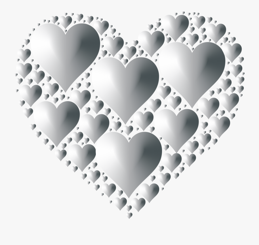 Black Heart Clipart No Background - Portable Network Graphics, Transparent Clipart