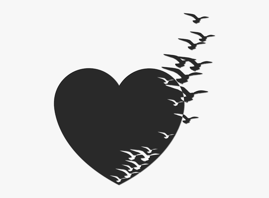 Fancy Heart Cliparts - Fancy Heart Clipart Black And White, Transparent Clipart