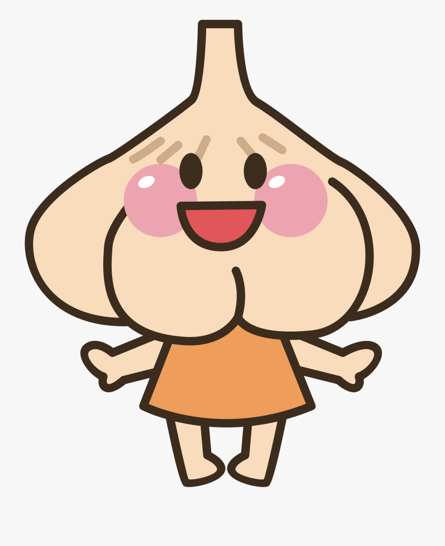 Transparent Garlic Clipart - Cartoon Garlic Png, Transparent Clipart