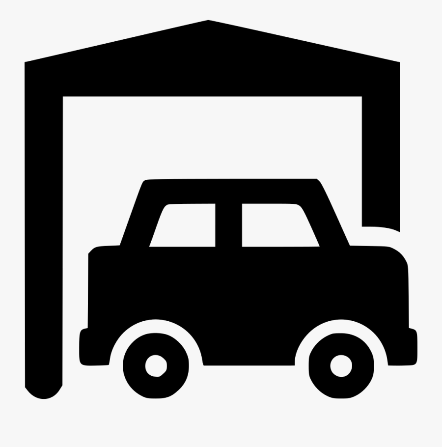 Carport Svg Png Icon - Car Port Clipart Black And White, Transparent Clipart
