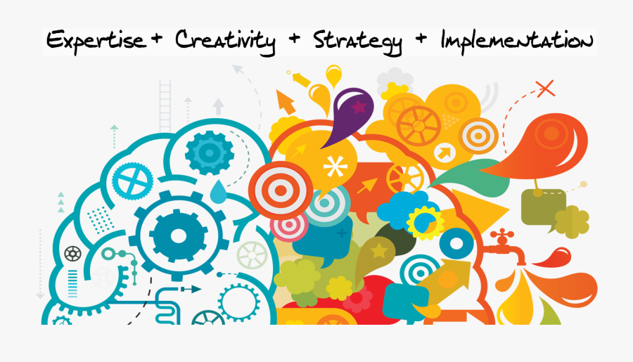Online Marketing Clipart Creative Mind - Transparent Creative Clip Art, Transparent Clipart