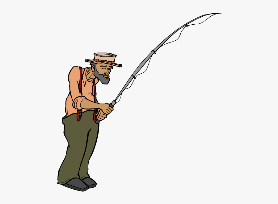 Cartoon Fisherman Transparent Png - Fishermans Cartoons, Transparent Clipart