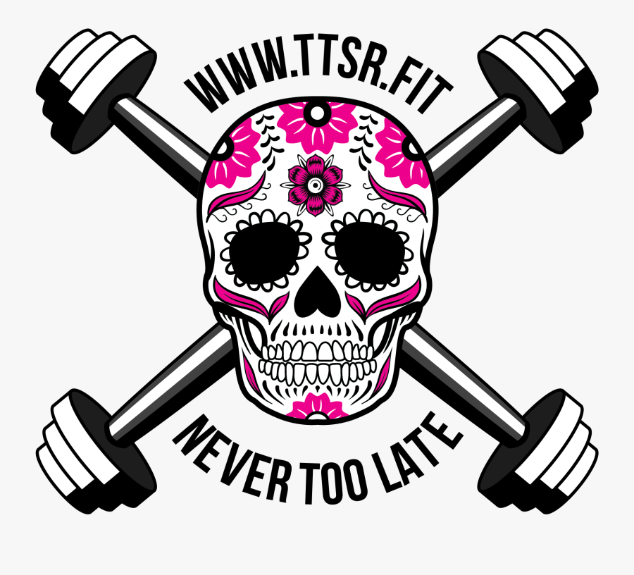 Vinyl Stickers Decals Floral Colorful Happy Skull Garage, Transparent Clipart