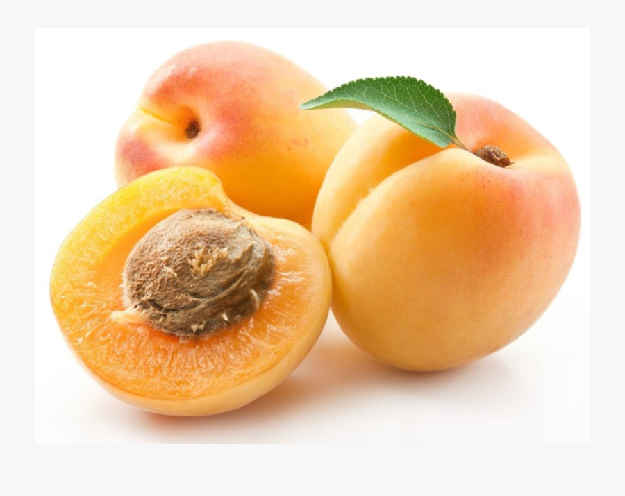 Clipart Download Peaches Clipart Peach Pit - Apricot On White Background, Transparent Clipart