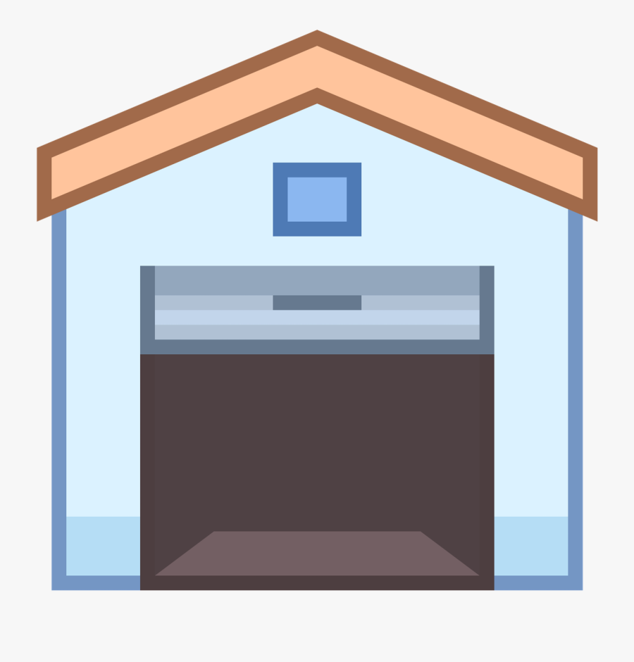 Garage Door Clip Art - Garage Door Icon Open Close, Transparent Clipart