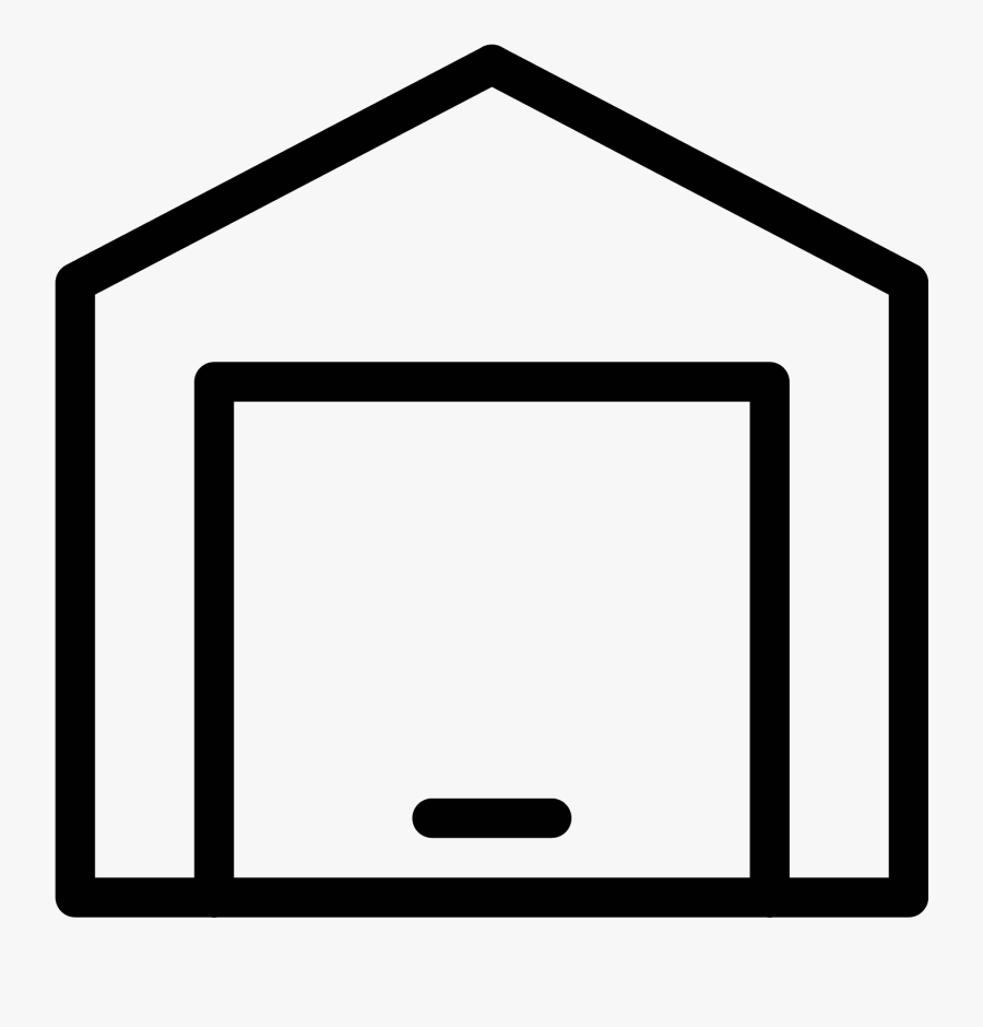 There Is The Front-facing Side Or Entrance Of A Large, Transparent Clipart