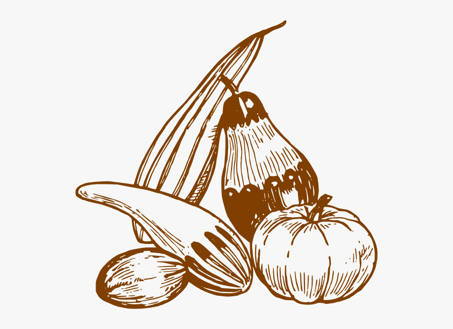 Vegetable Black And White Png, Transparent Clipart