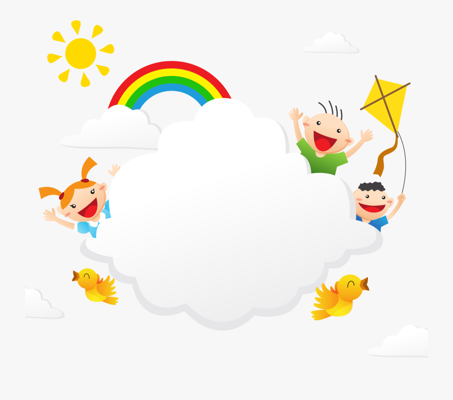 Transparent Cartoon Character Clipart - Happy Children's Day Flex, Transparent Clipart