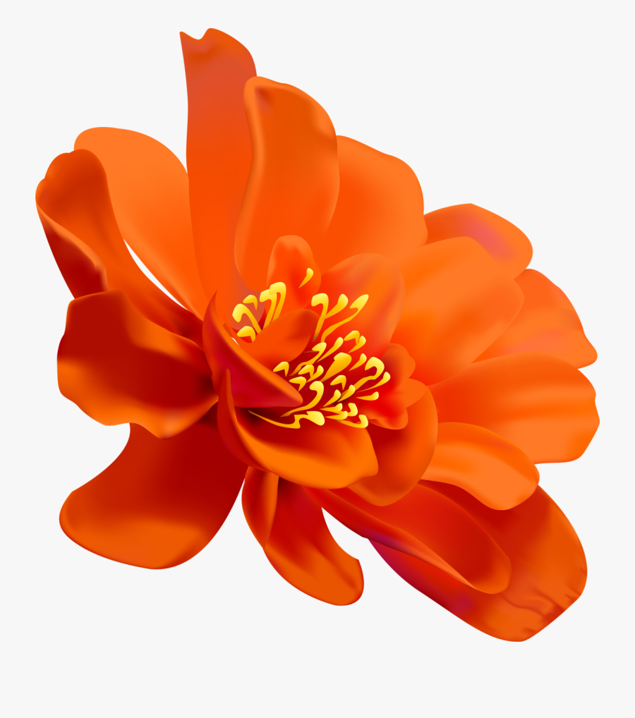 Flower Painting Clip Art Drawing - เนย สี ฟ้า ดอกไม้, Transparent Clipart