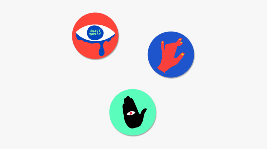 Clip Art Modern Buttons - Circle, Transparent Clipart