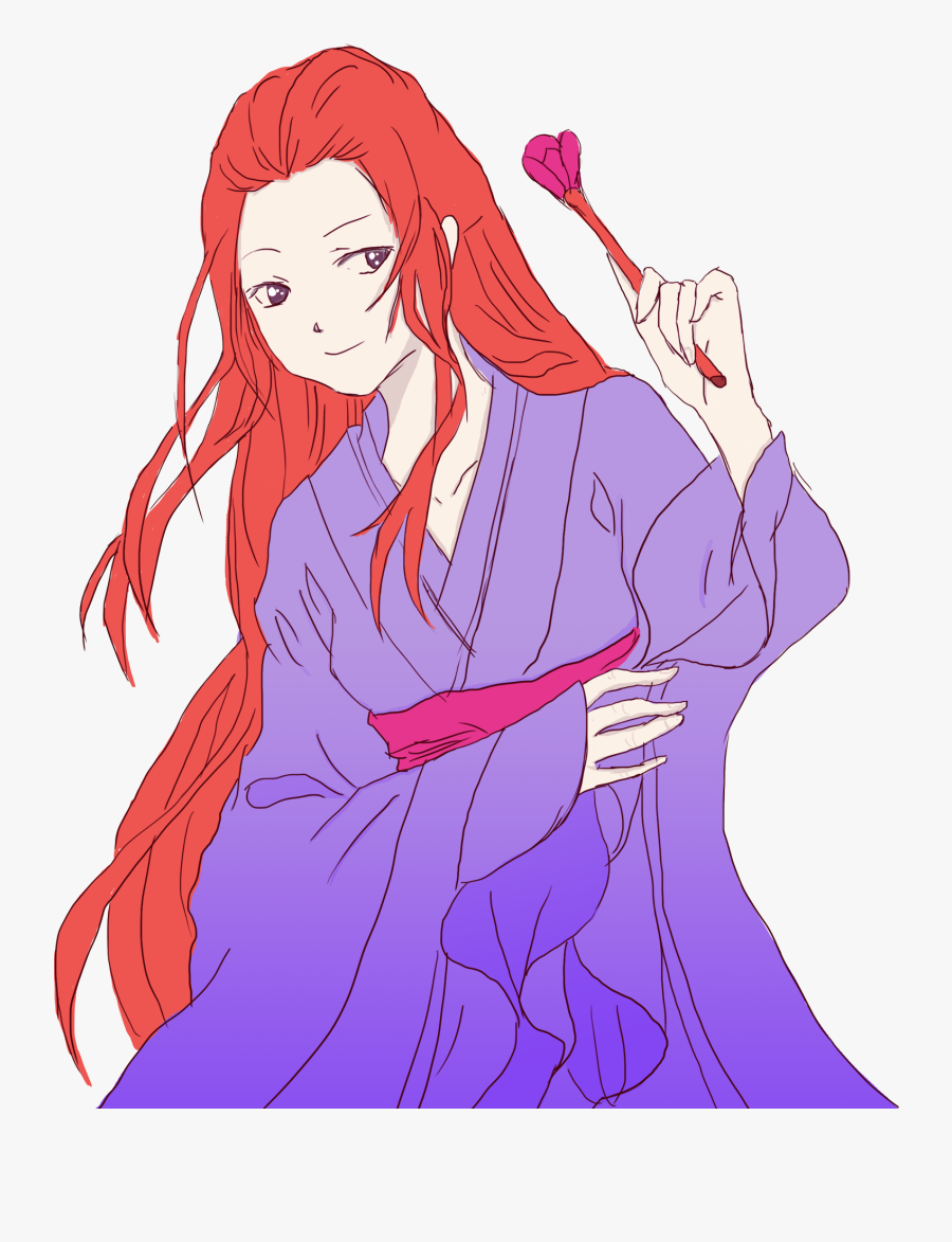 Beautiful Antique Chinese Style Peach Png And Psd - Girl, Transparent Clipart