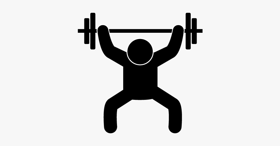Olympic Weightlifting Weight Training Bodybuilding - Transparent Background Weightlifting Clipart, Transparent Clipart