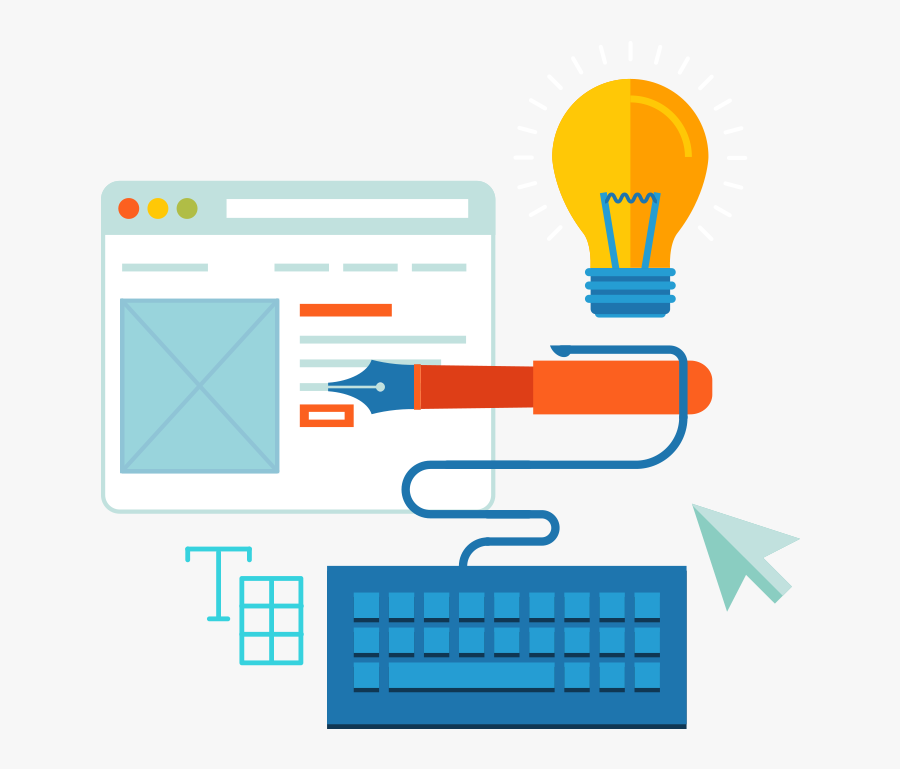 User Experience & Design - Content Writing Vector Png, Transparent Clipart