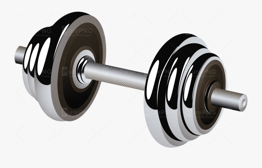 Hd Image Purepng Free - Transparent Background Dumbbell Png, Transparent Clipart