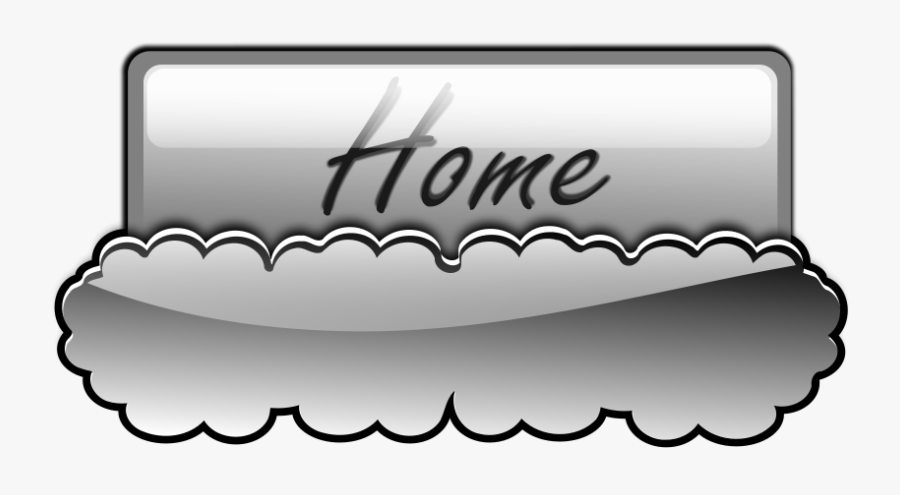 Header Free Cloud Button - Cloud, Transparent Clipart