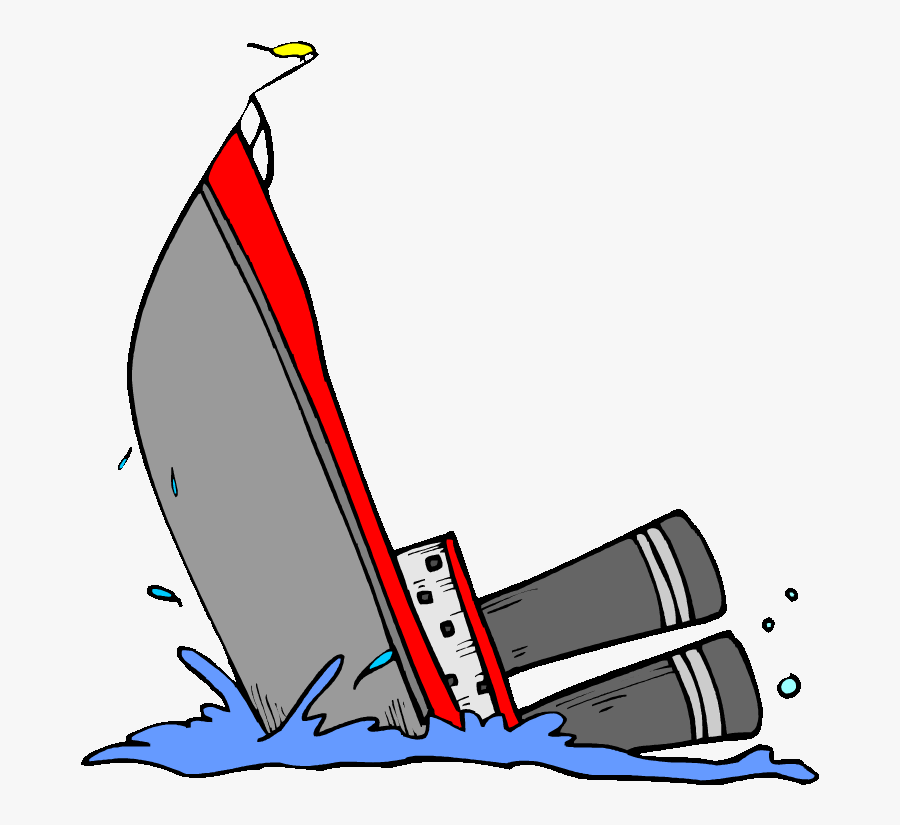 Free Download Clip Art Clipart Drawing Joke Clip Art - Sinking Ship, Transparent Clipart