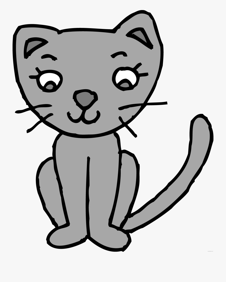 Cute Cat Clipart - Cat Clipart, Transparent Clipart
