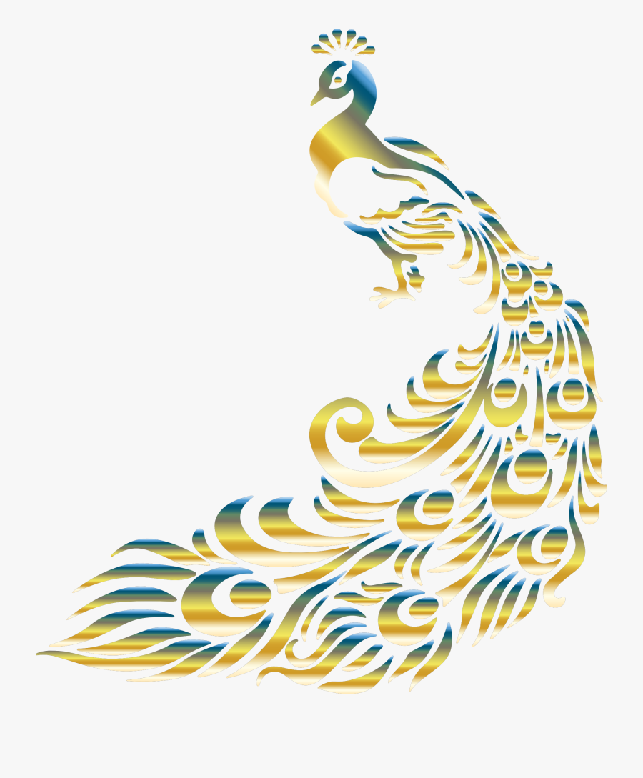 Peacock Clipart Creative - Peacock With No Background, Transparent Clipart